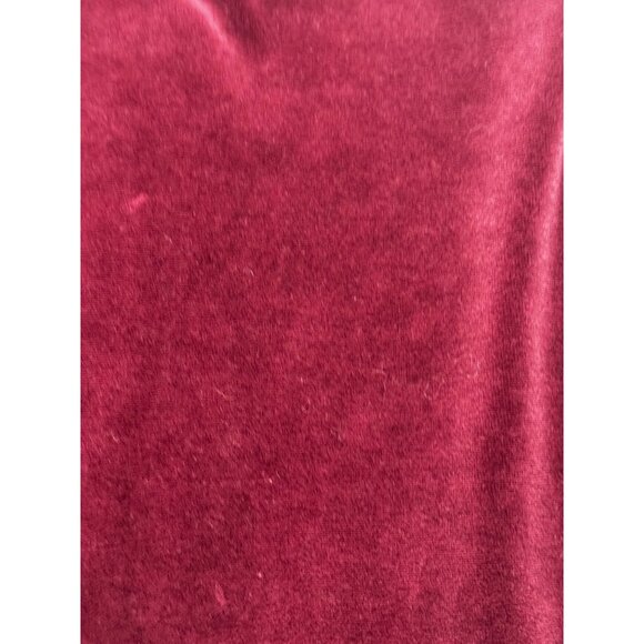 Michael Kors Womens Medium hooded Jacket Burgundy Velour Cotton Blend - Picture 5 of 16